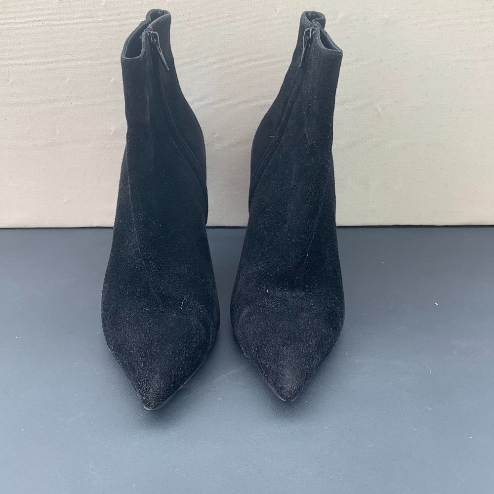 Saint Laurent Paris Genuine Suede Black Ankle Boots size 11